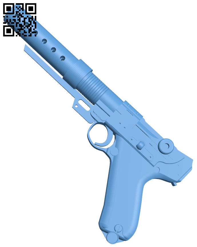 Jyn Erso's gun - Star Wars H006735 file stl free download 3D Model for CNC and 3d printer