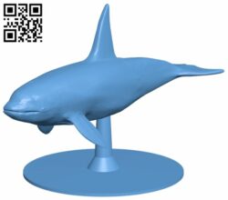 Killer Whale H007150 file stl free download 3D Model for CNC and 3d printer