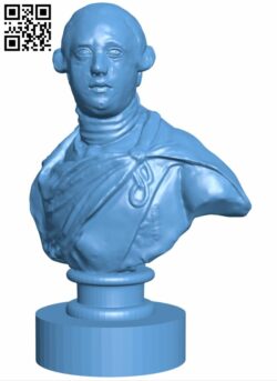 King George III John Van Nost Younger 1767, British Museum H007438 file stl free download 3D Model for CNC and 3d printer
