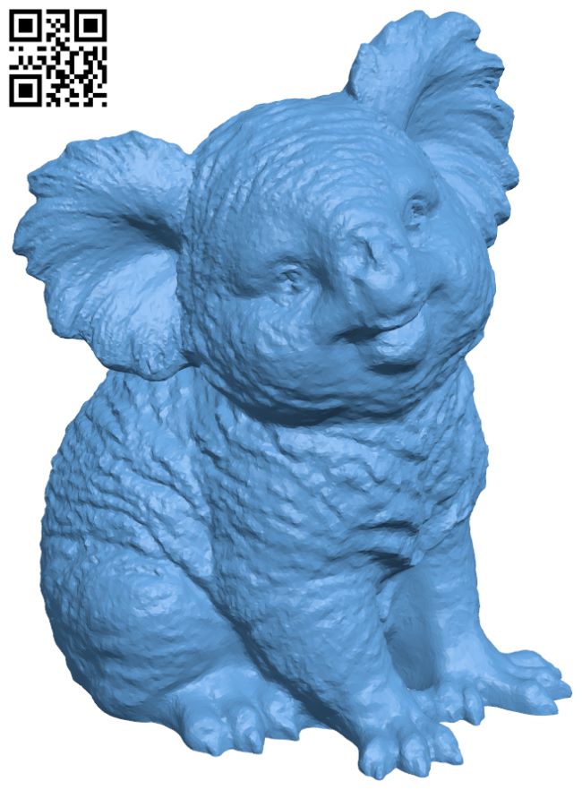 Koala Bear H007153 file stl free download 3D Model for CNC and 3d printer