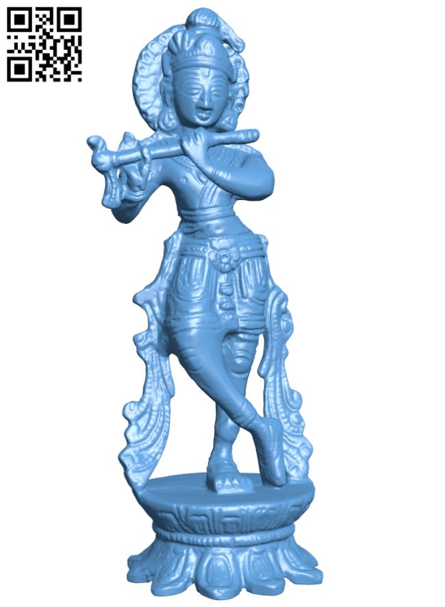 Krishna H007368 file stl free download 3D Model for CNC and 3d printer