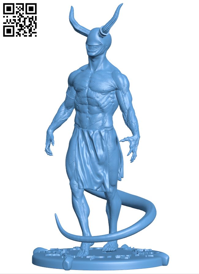 Laughing Demon H007530 file stl free download 3D Model for CNC and 3d printer