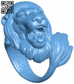 Lion ring H006889 file stl free download 3D Model for CNC and 3d printer