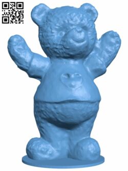 Love bear H007533 file stl free download 3D Model for CNC and 3d printer