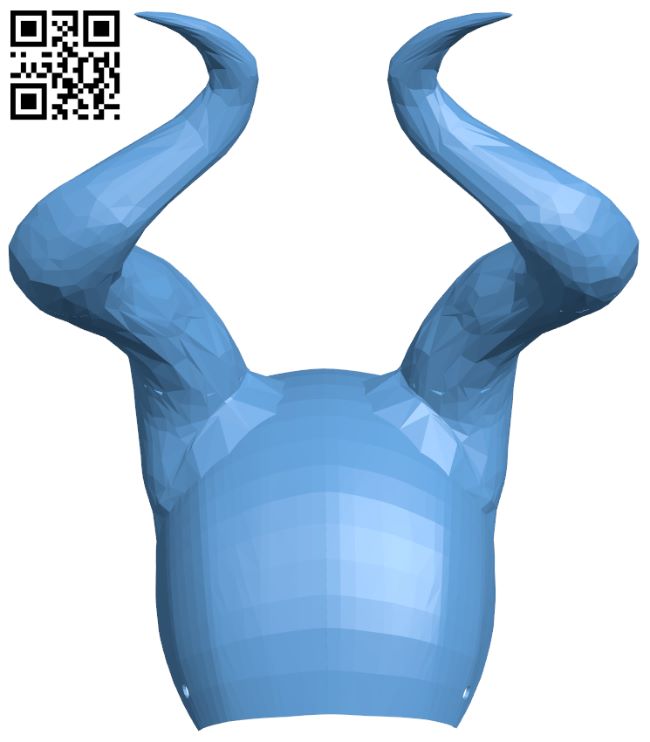 Maleficent horns H007002 file stl free download 3D Model for CNC and 3d printer