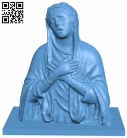 Mary crying H007374 file stl free download 3D Model for CNC and 3d printer