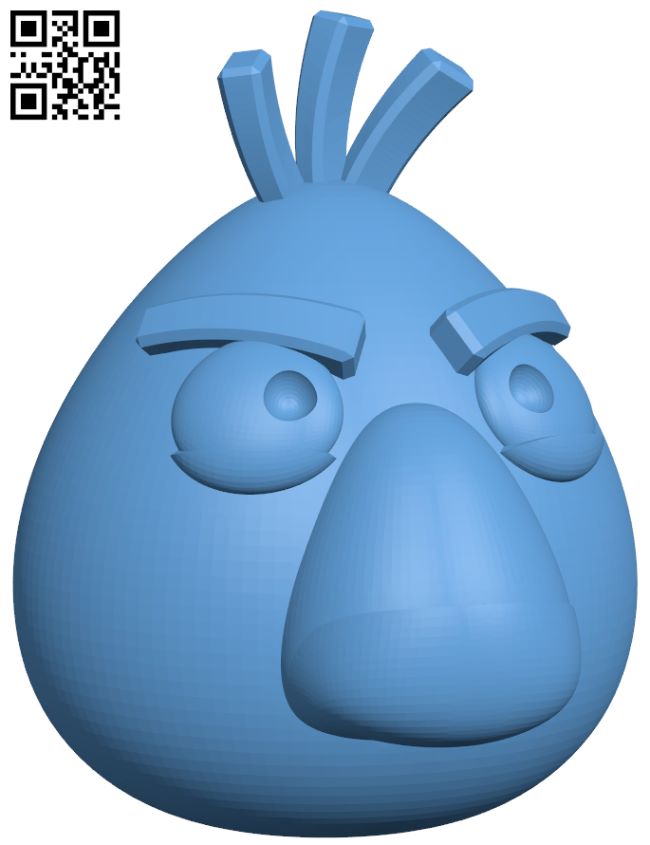 Matilda - Angry birds H007447 file stl free download 3D Model for CNC and 3d printer