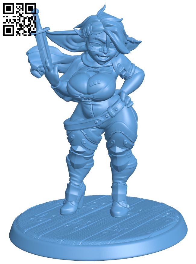 Meryl The Goblin Rogue H007161 file stl free download 3D Model for CNC and 3d printer