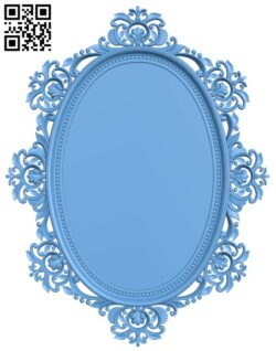 Mirror frame pattern T0000594 download free stl files 3d model for CNC wood carving