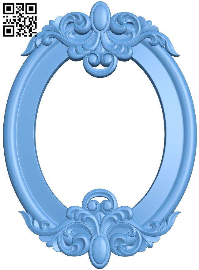 Mirror frame pattern T0000612 download free stl files 3d model for CNC wood carving