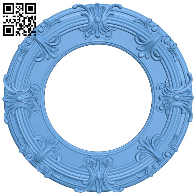 Mirror frame pattern T0000701 download free stl files 3d model for CNC wood carving