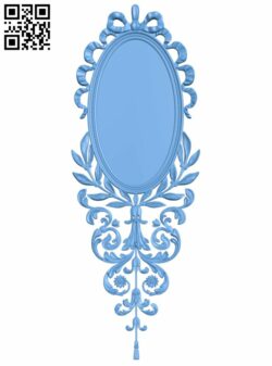 Mirror frame pattern T0000703 download free stl files 3d model for CNC wood carving