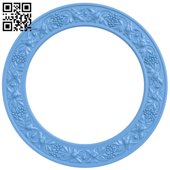 Mirror frame pattern T0000709 download free stl files 3d model for CNC wood carving