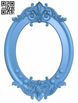 Mirror frame pattern T0000754 download free stl files 3d model for CNC wood carving