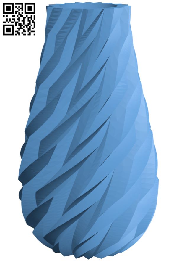 Modern vase H006828 file stl free download 3D Model for CNC and 3d printer