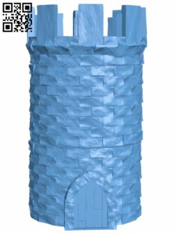 Modular stone tower H006829 file stl free download 3D Model for CNC and 3d printer