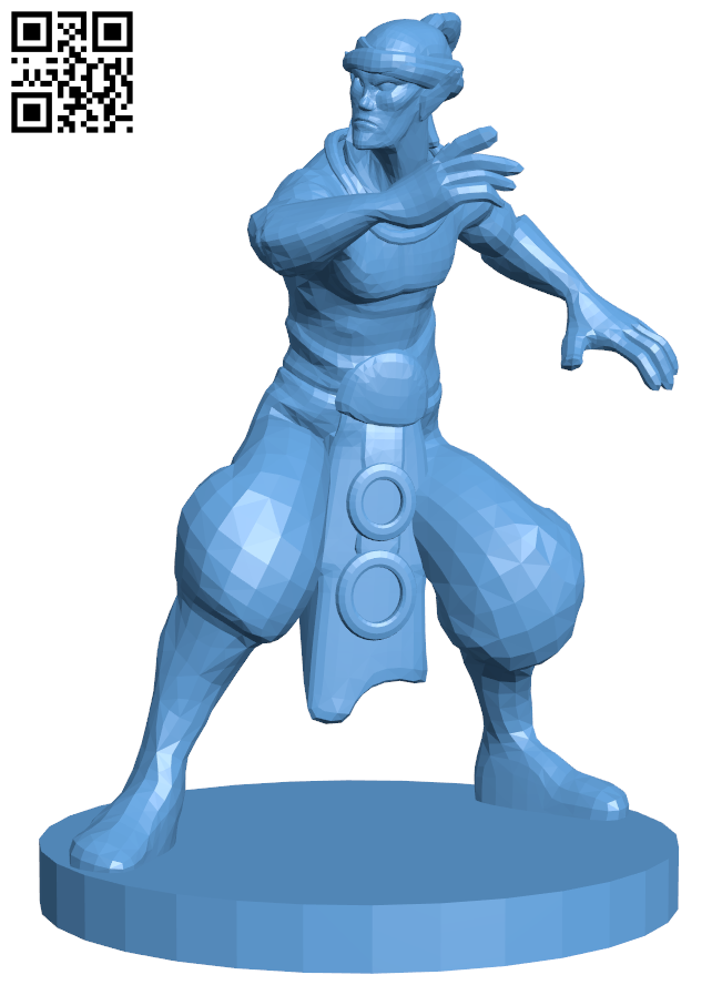 Monk Elf H006625 file stl free download 3D Model for CNC and 3d printer