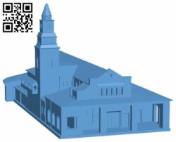 Monserrate – Colombia H007005 file stl free download 3D Model for CNC and 3d printer