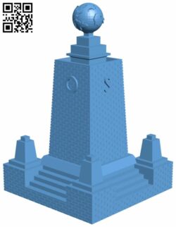 Monument to the Equator – Ecuador H007047 file stl free download 3D Model for CNC and 3d printer