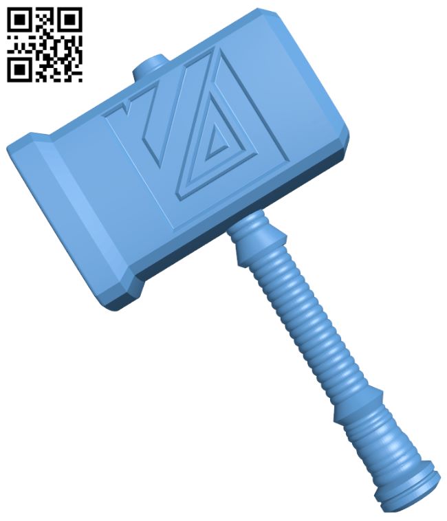 Muradins Axe H007316 file stl free download 3D Model for CNC and 3d printer