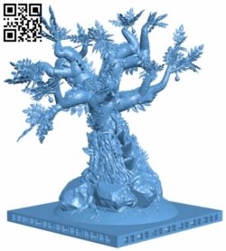 Mythical Tree H007048 file stl free download 3D Model for CNC and 3d printer