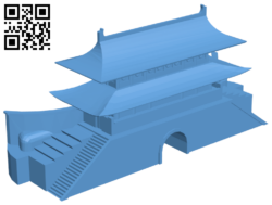 Namdaemun Gate – Seoul H006681 file stl free download 3D Model for CNC and 3d printer