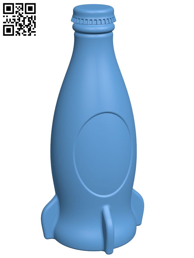 Nuka Cola Bottle H007051 file stl free download 3D Model for CNC and 3d printer
