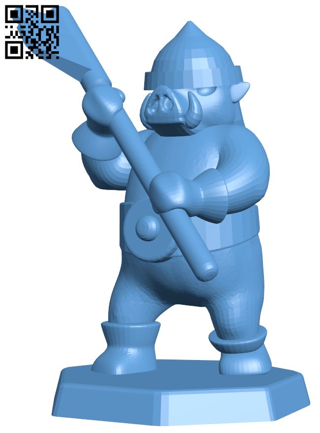 Orc H007010 file stl free download 3D Model for CNC and 3d printer