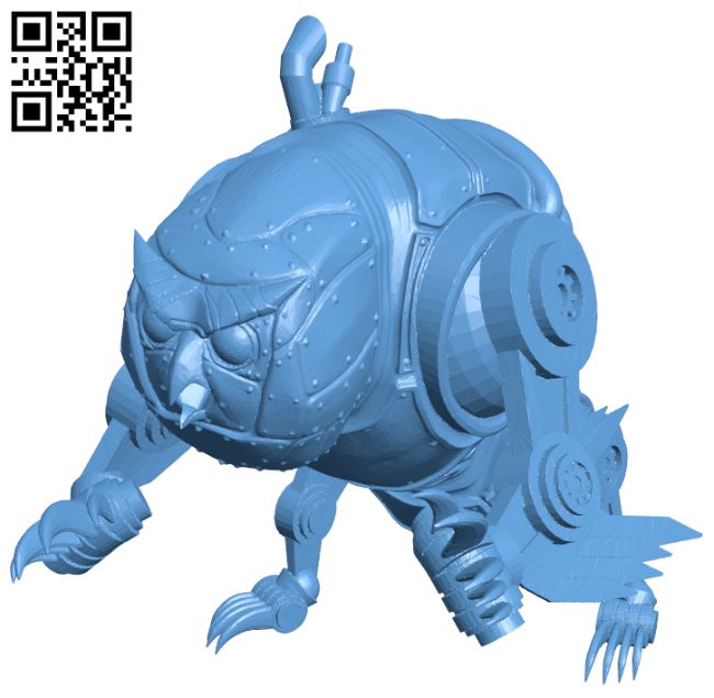 Owlbear Mech H007170 file stl free download 3D Model for CNC and 3d printer