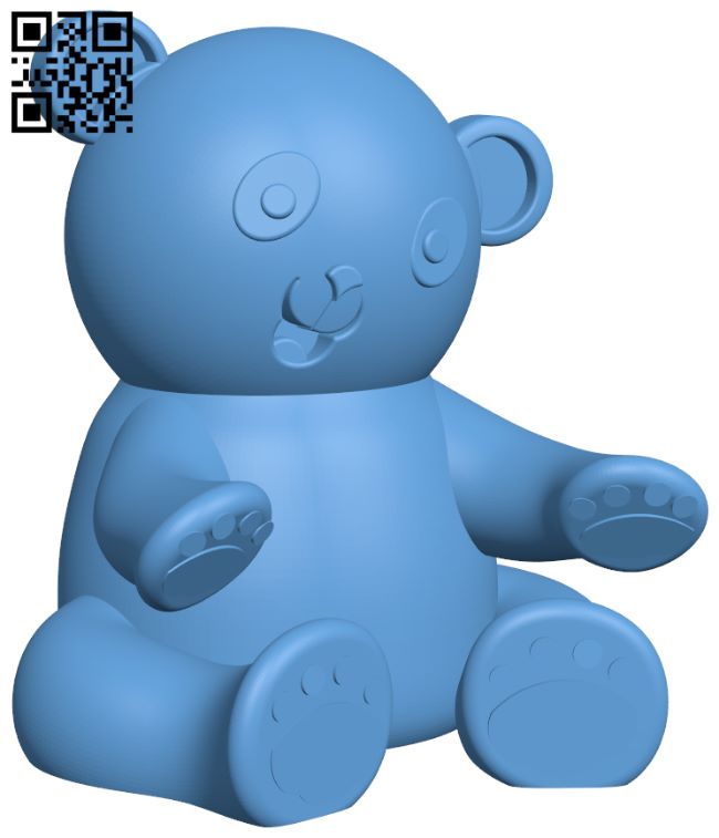 Panda H007011 file stl free download 3D Model for CNC and 3d printer