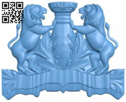 Pattern decor design lion T0000656 download free stl files 3d model for CNC wood carving