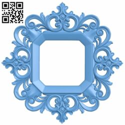 Picture frame or mirror T0000617 download free stl files 3d model for CNC wood carving