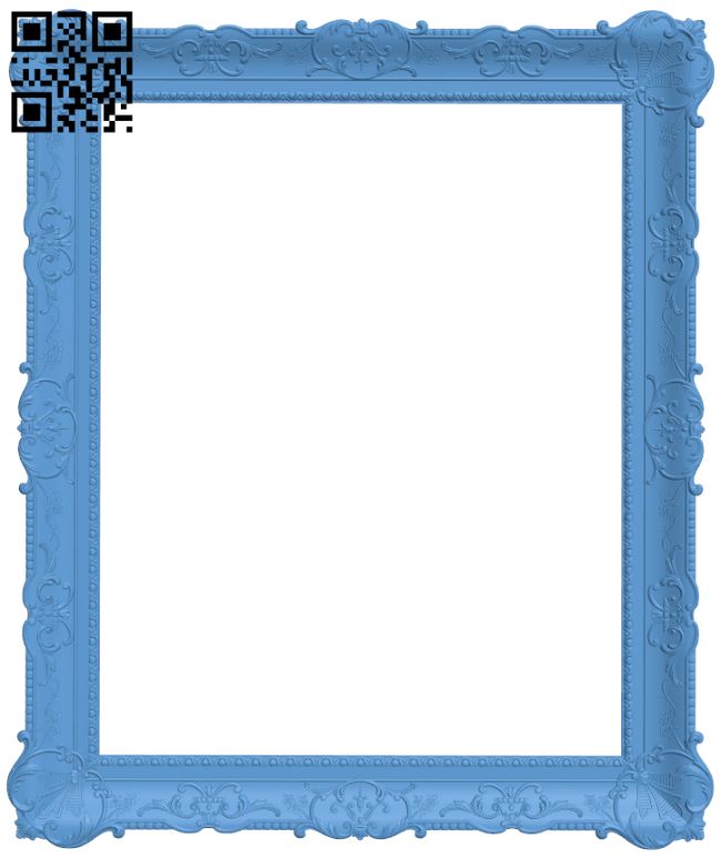 Picture frame or mirror T0000634 download free stl files 3d model for CNC wood carving