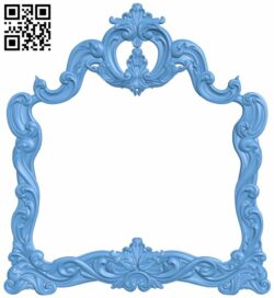 Picture frame or mirror T0000681 download free stl files 3d model for CNC wood carving