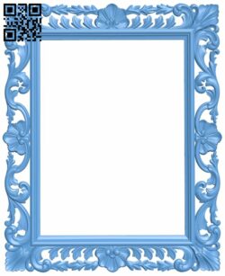 Picture frame or mirror T0000714 download free stl files 3d model for CNC wood carving