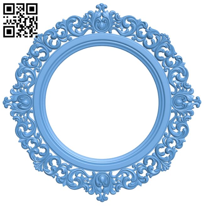 Picture frame or mirror T0000716 download free stl files 3d model for CNC wood carving