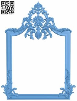 Picture frame or mirror T0000760 download free stl files 3d model for CNC wood carving