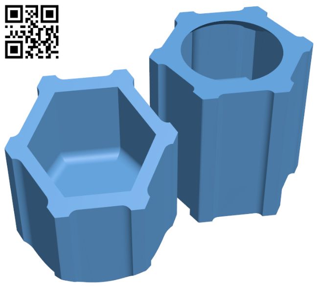 Planter H007054 file stl free download 3D Model for CNC and 3d printer