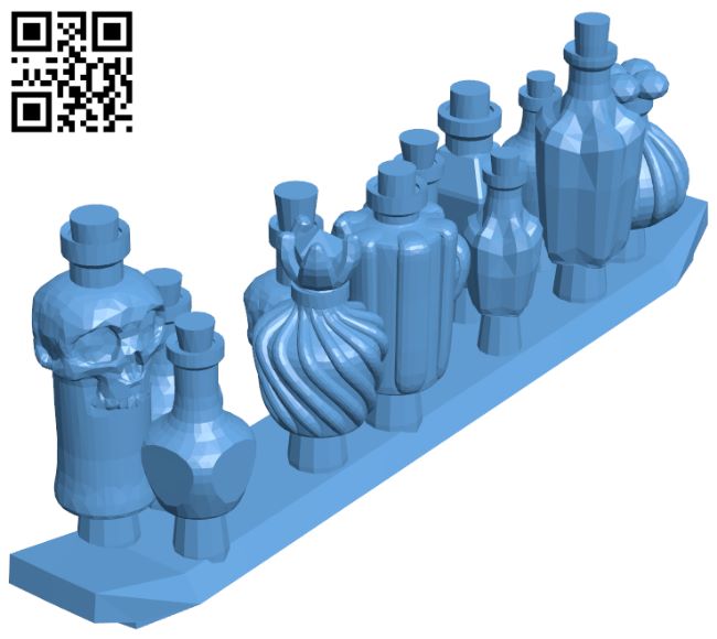Potion H007457 file stl free download 3D Model for CNC and 3d printer