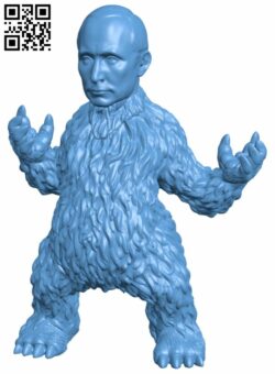 Putin bear H007537 file stl free download 3D Model for CNC and 3d printer