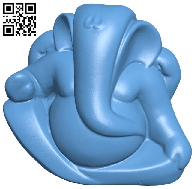Rakta Ganesha H007060 file stl free download 3D Model for CNC and 3d printer