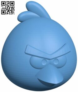Red – Angry Birds H007016 file stl free download 3D Model for CNC and 3d printer