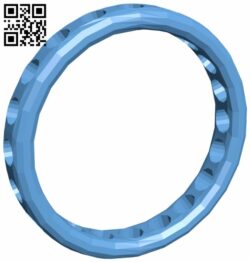 Ring circles H006897 file stl free download 3D Model for CNC and 3d printer