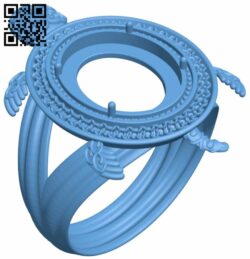 Ring turtle H007018 file stl free download 3D Model for CNC and 3d printer