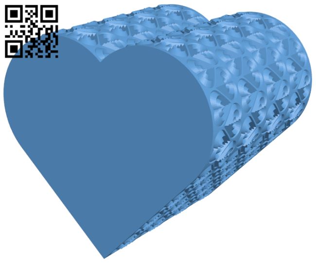 Ripple Heart Vase H007177 file stl free download 3D Model for CNC and 3d printer