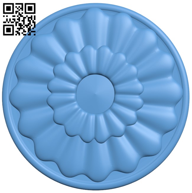 Round pattern T0000547 download free stl files 3d model for CNC wood carving