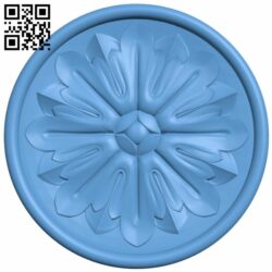 Round pattern T0000690 download free stl files 3d model for CNC wood carving