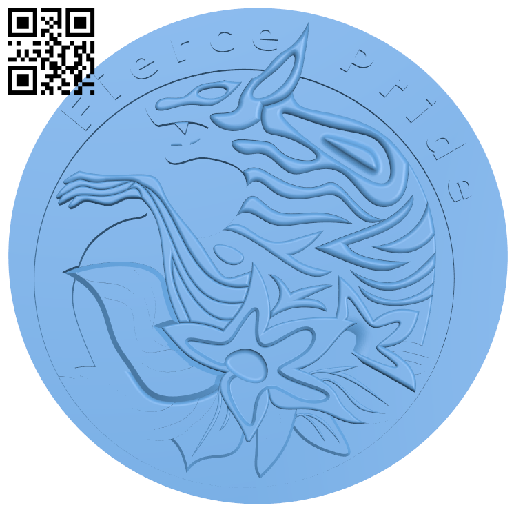 Rufus Shinra Fierce Pride Coin H006788 file stl free download 3D Model for CNC and 3d printer