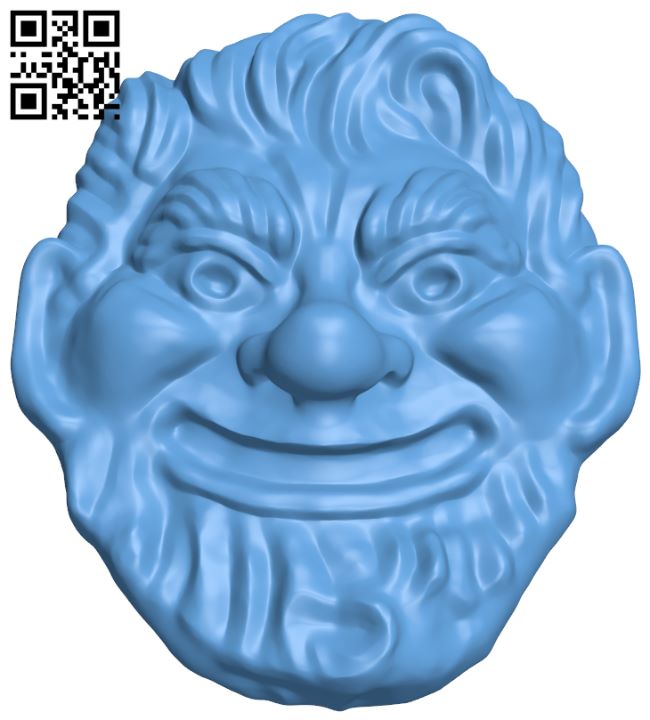 Satyr mask H007487 file stl free download 3D Model for CNC and 3d printer