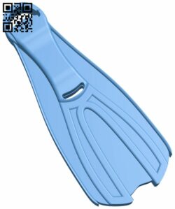 Scuba fins keychain H007020 file stl free download 3D Model for CNC and 3d printer